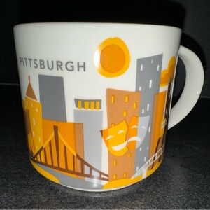 Starbucks You Are Here Collection Mug: Pittsburgh 💛🖤